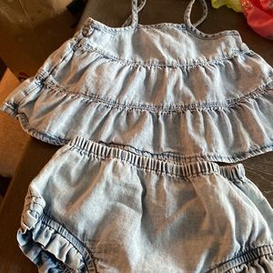 Baby gap denim set